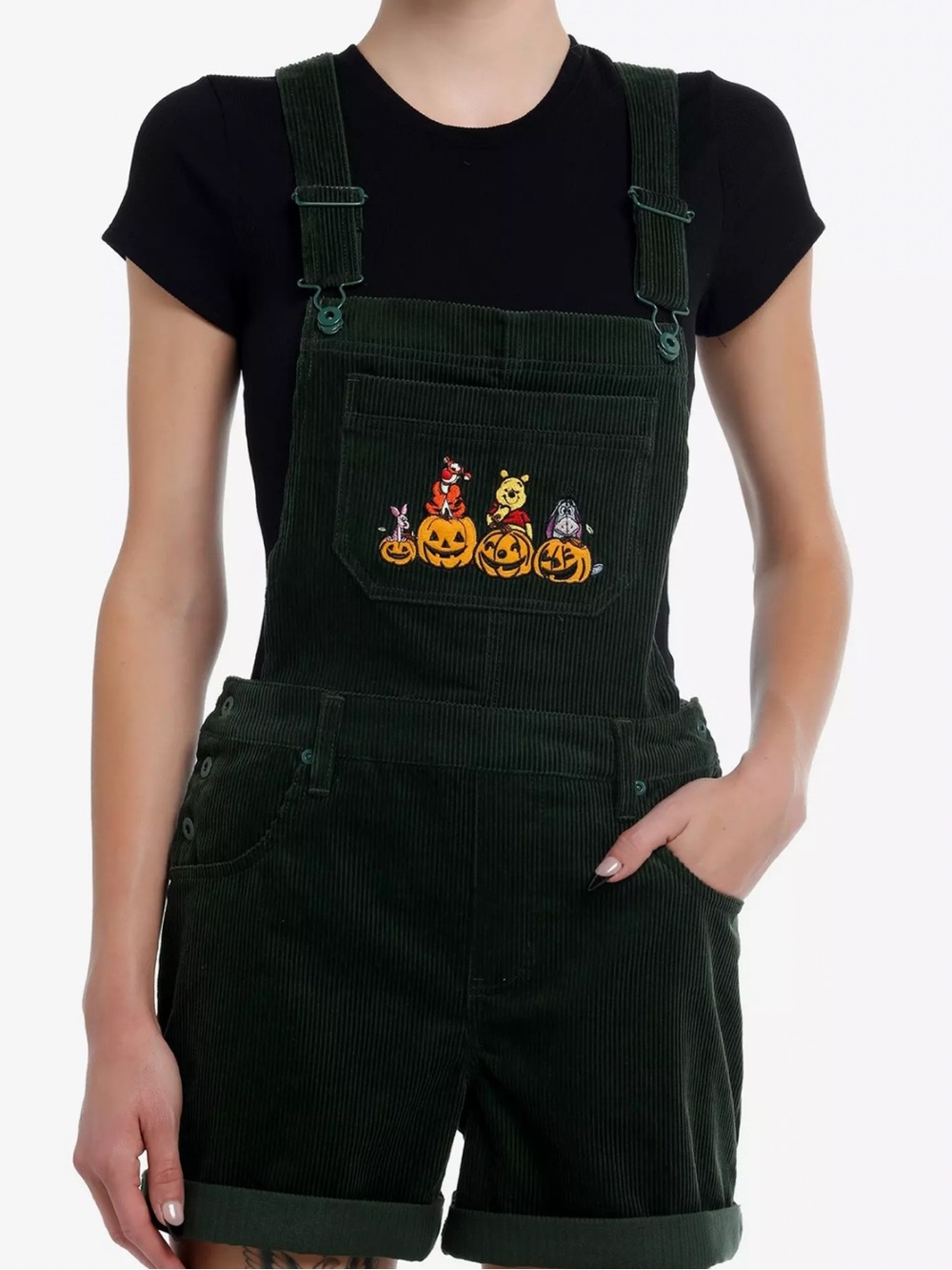 Disney Winnie The Pooh Halloween Corduroy Shortalls
